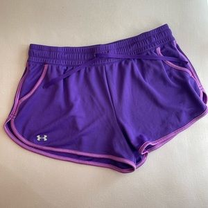 Under Armor purple shorts